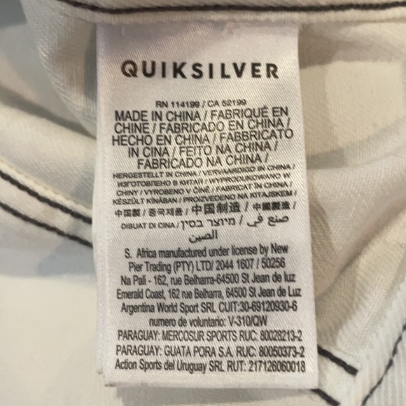 Quicksilver Jean Jacket size M - Picture 11 of 16